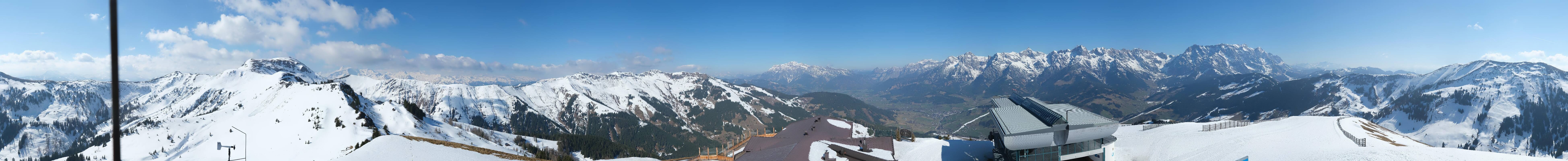 Archived image Webcam Panoramic view of Hochkönig