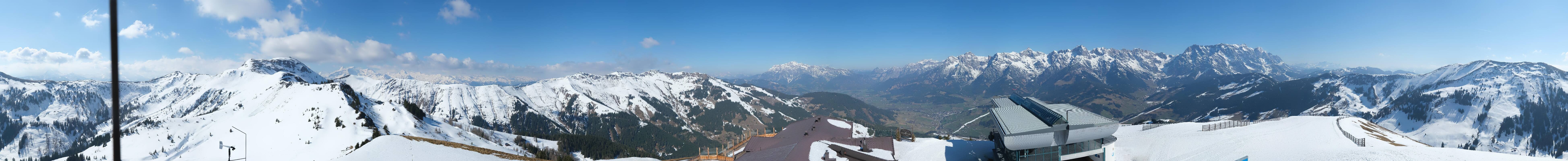 Archived image Webcam Panoramic view of Hochkönig