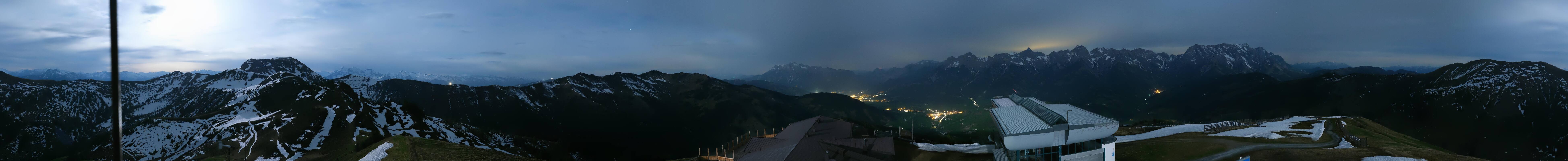 Archived image Webcam Panoramic view of Hochkönig