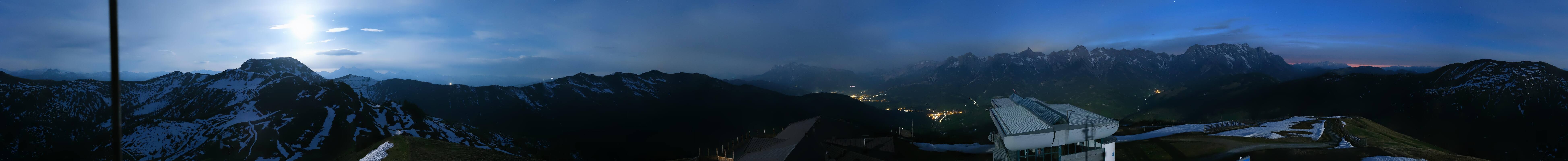 Archived image Webcam Panoramic view of Hochkönig