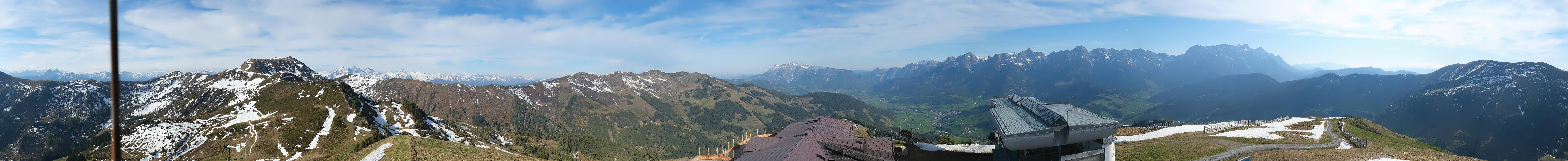 Archiv Foto Webcam Panorama vom Hochkönig