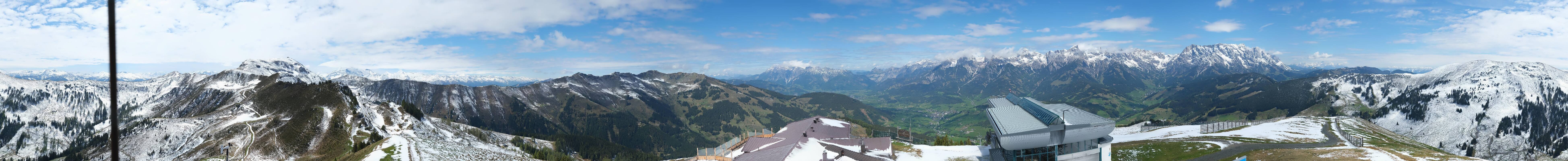 Archiv Foto Webcam Panorama vom Hochkönig
