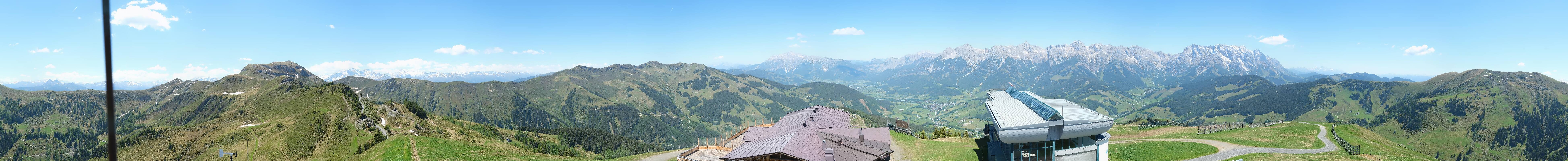 Archiv Foto Webcam Panorama vom Hochkönig