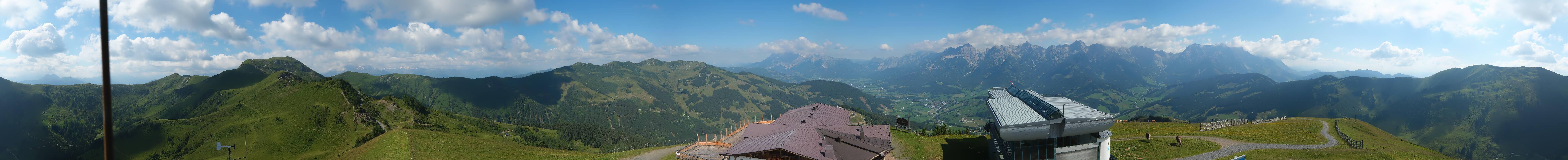 Archived image Webcam Panoramic view of Hochkönig
