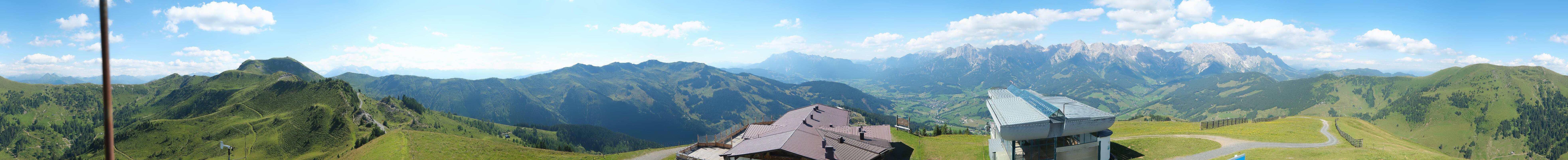 Archived image Webcam Panoramic view of Hochkönig