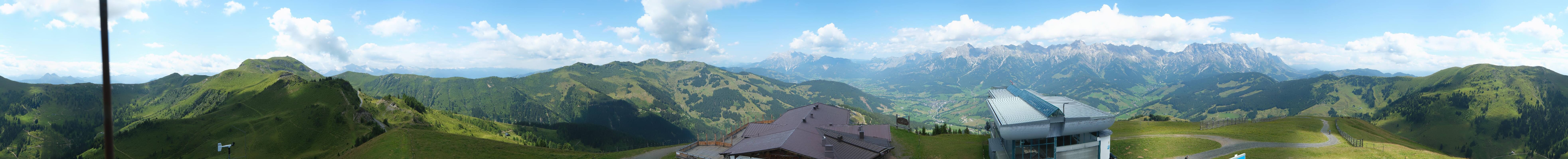 Archived image Webcam Panoramic view of Hochkönig