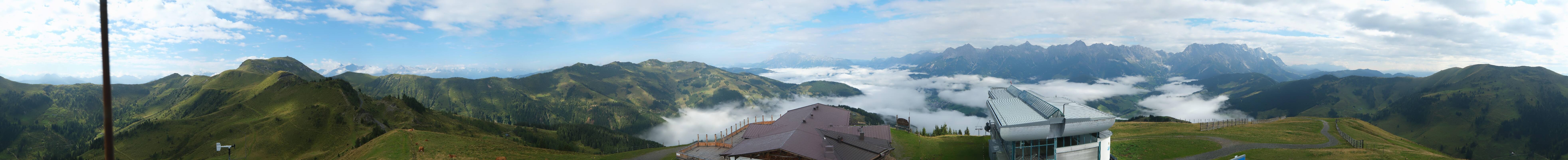 Archiv Foto Webcam Panorama vom Hochkönig