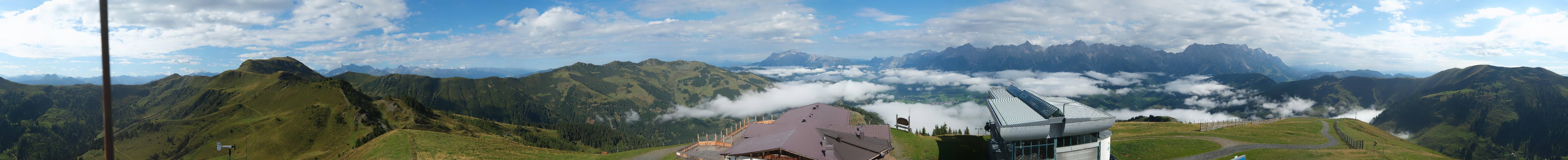 Archiv Foto Webcam Panorama vom Hochkönig