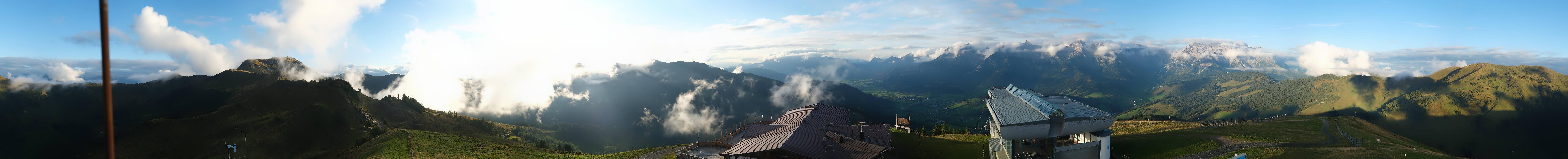 Archived image Webcam Panoramic view of Hochkönig