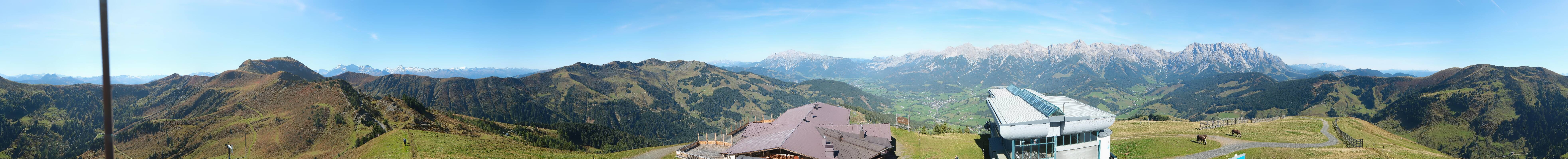 Archived image Webcam Panoramic view of Hochkönig