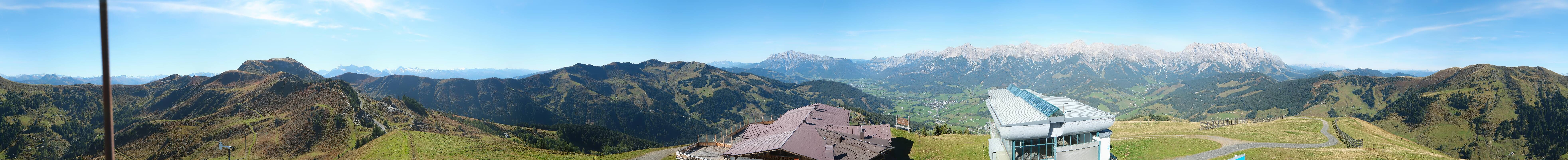 Archived image Webcam Panoramic view of Hochkönig
