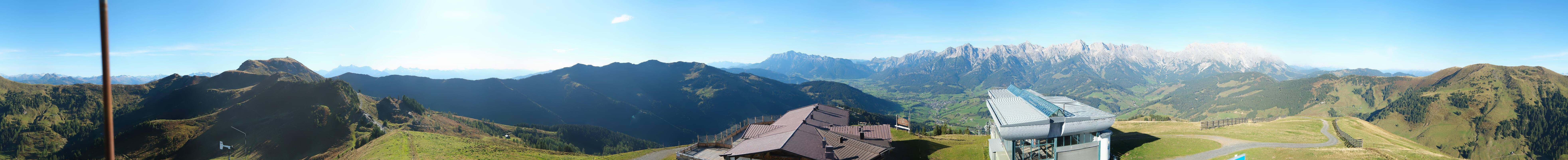 Archived image Webcam Panoramic view of Hochkönig