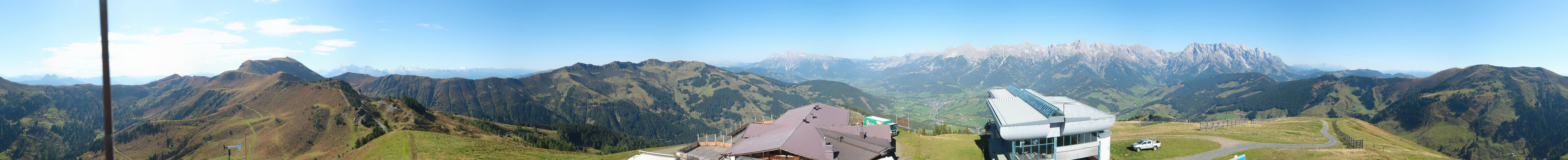Archived image Webcam Panoramic view of Hochkönig