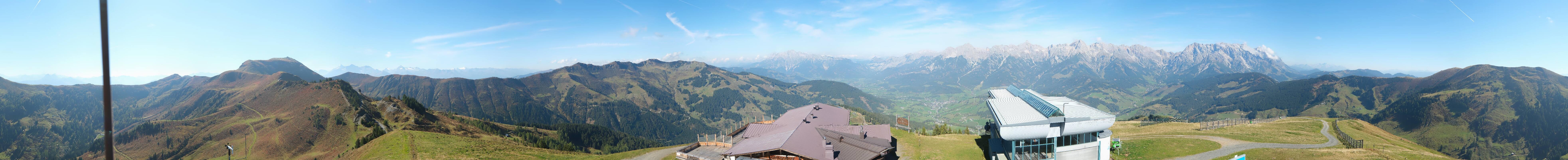 Archived image Webcam Panoramic view of Hochkönig