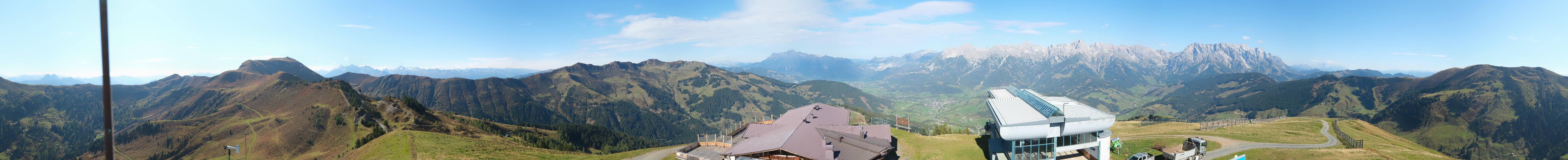 Archived image Webcam Panoramic view of Hochkönig