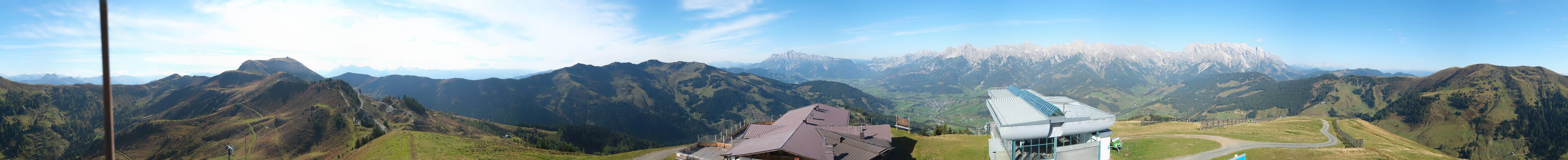 Archived image Webcam Panoramic view of Hochkönig