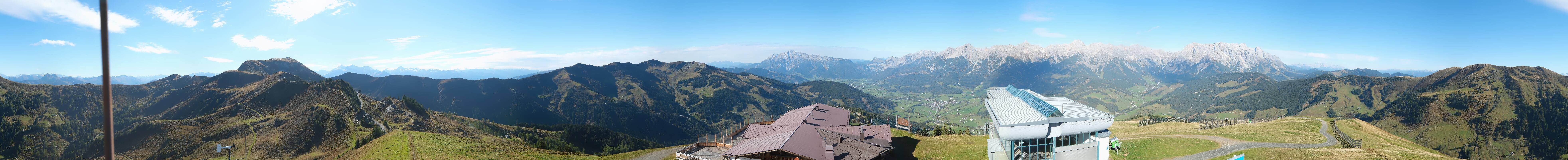 Archiv Foto Webcam Panorama vom Hochkönig