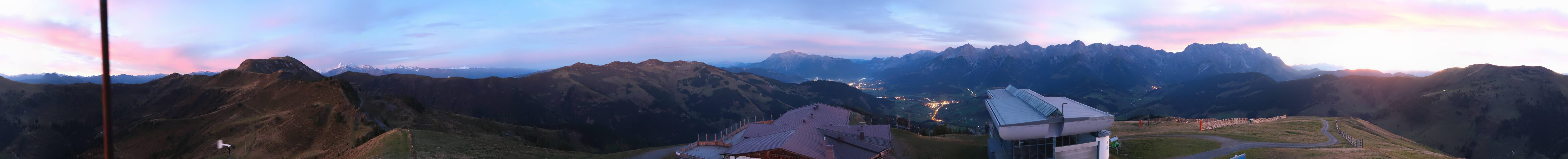 Archived image Webcam Panoramic view of Hochkönig