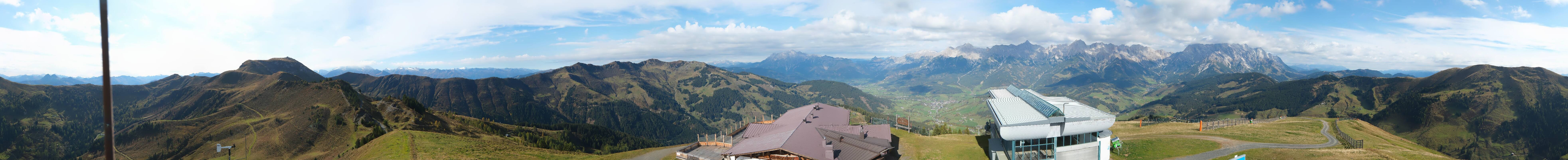 Archived image Webcam Panoramic view of Hochkönig