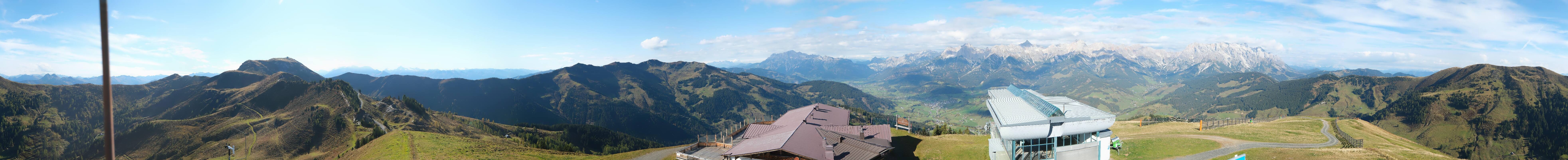 Archived image Webcam Panoramic view of Hochkönig