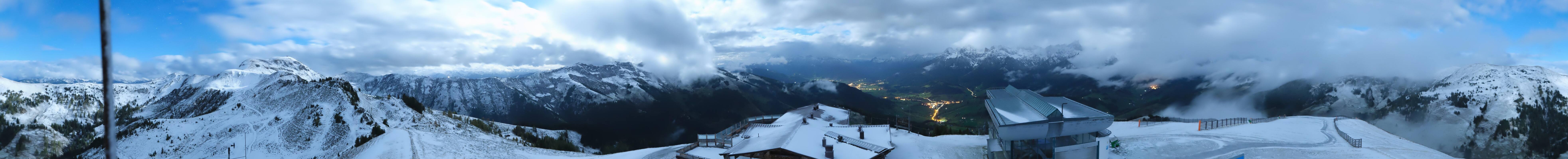 Archived image Webcam Panoramic view of Hochkönig