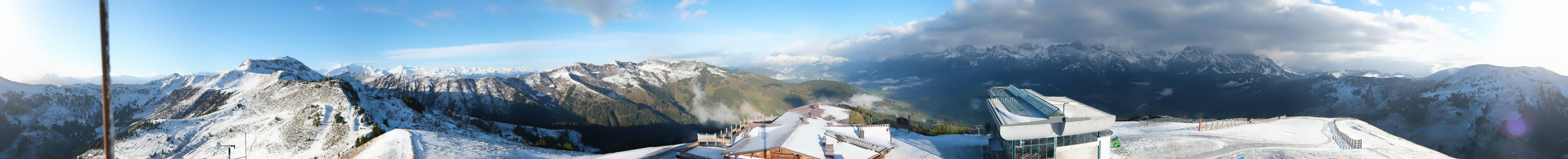 Archived image Webcam Panoramic view of Hochkönig