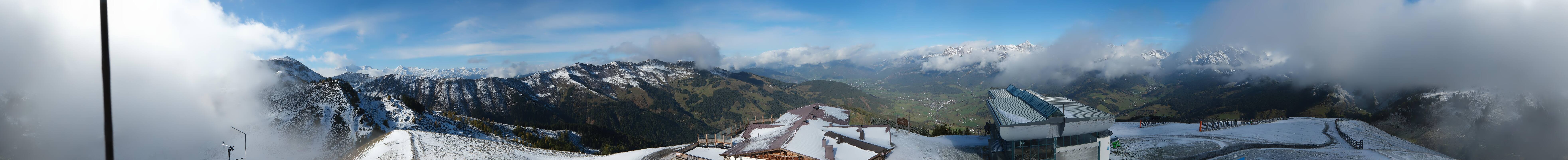 Archived image Webcam Panoramic view of Hochkönig
