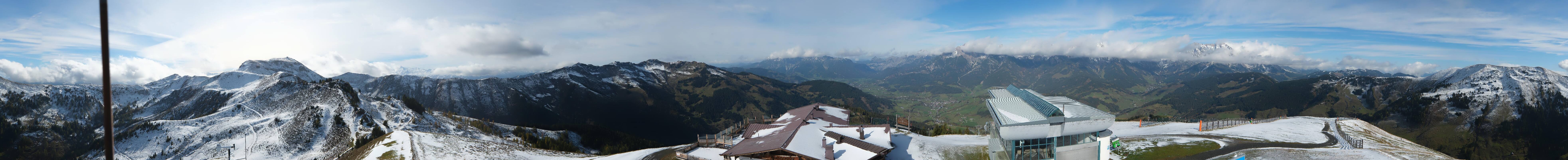 Archived image Webcam Panoramic view of Hochkönig
