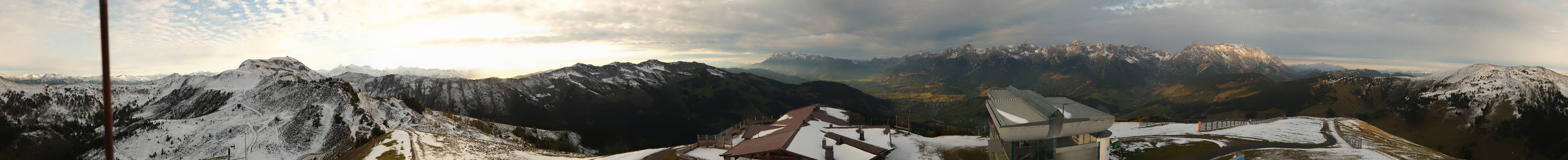 Archived image Webcam Panoramic view of Hochkönig