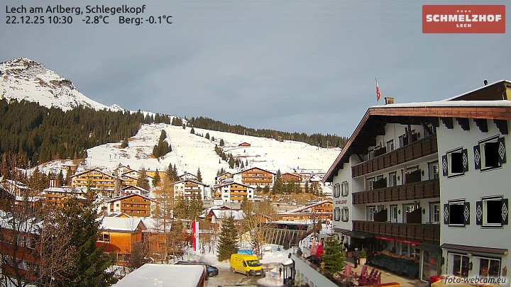 Archiv Foto Webcam Lech: Hotel Schmelzhof