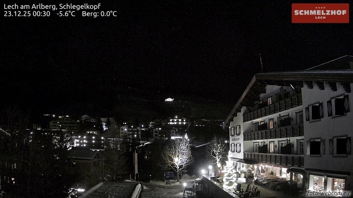 Archiv Foto Webcam Lech: Hotel Schmelzhof