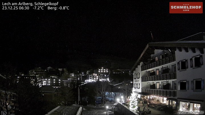 Archiv Foto Webcam Lech: Hotel Schmelzhof