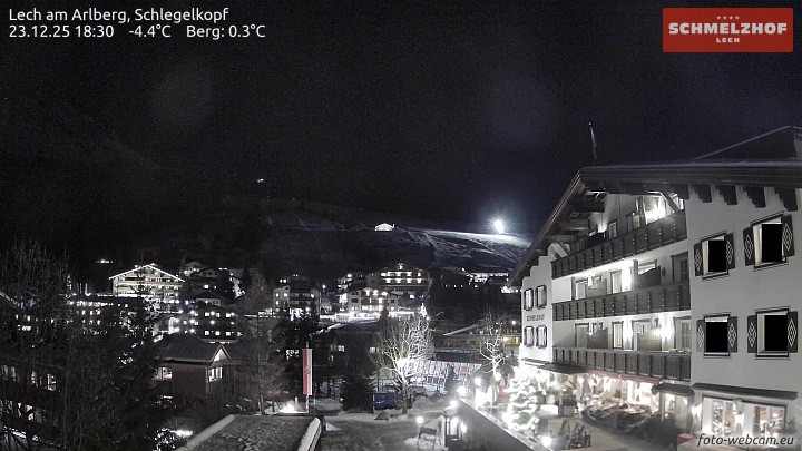Archiv Foto Webcam Lech: Hotel Schmelzhof