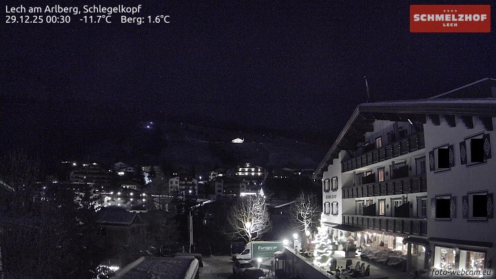 Archiv Foto Webcam Lech: Hotel Schmelzhof