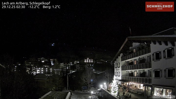 Archiv Foto Webcam Lech: Hotel Schmelzhof
