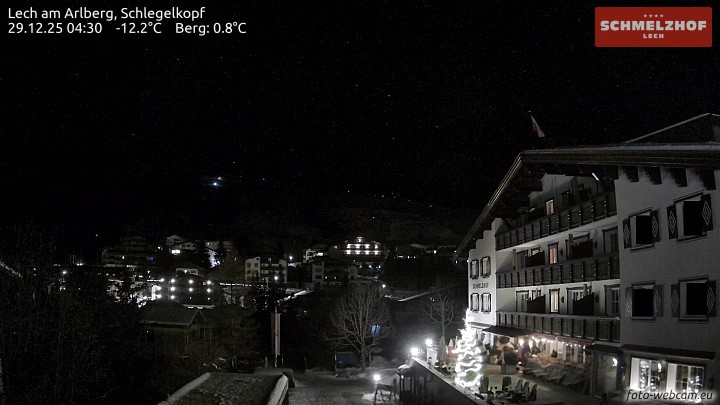 Archiv Foto Webcam Lech: Hotel Schmelzhof