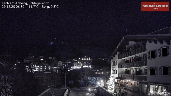 Archiv Foto Webcam Lech: Hotel Schmelzhof