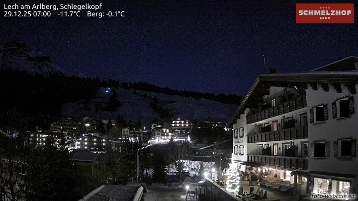 Archiv Foto Webcam Lech: Hotel Schmelzhof