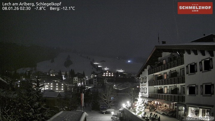 Archiv Foto Webcam Lech: Hotel Schmelzhof