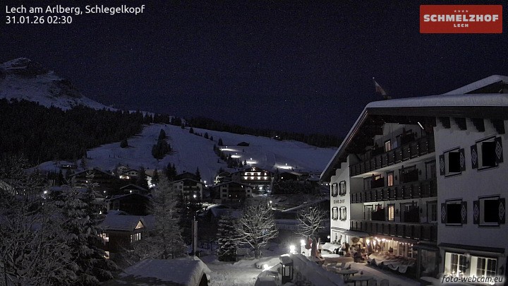 Archiv Foto Webcam Lech: Hotel Schmelzhof