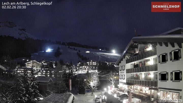 Archiv Foto Webcam Lech: Hotel Schmelzhof