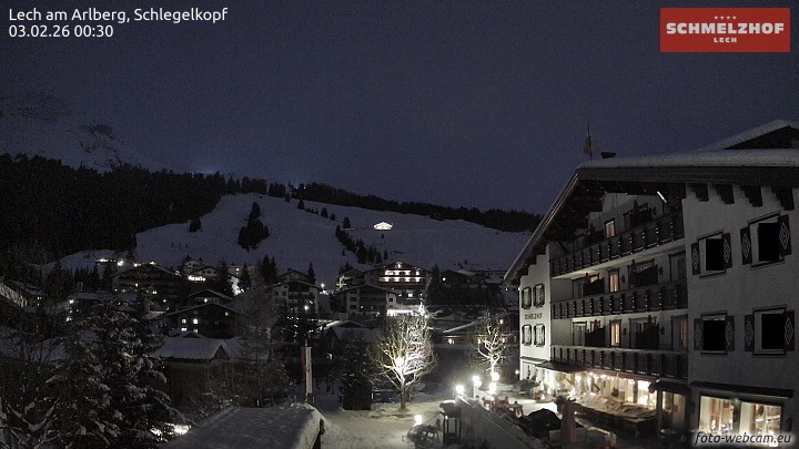 Archiv Foto Webcam Lech: Hotel Schmelzhof