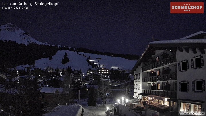 Archiv Foto Webcam Lech: Hotel Schmelzhof
