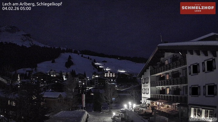 Archiv Foto Webcam Lech: Hotel Schmelzhof