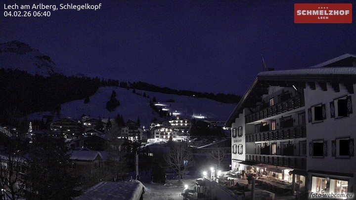 Archiv Foto Webcam Lech: Hotel Schmelzhof