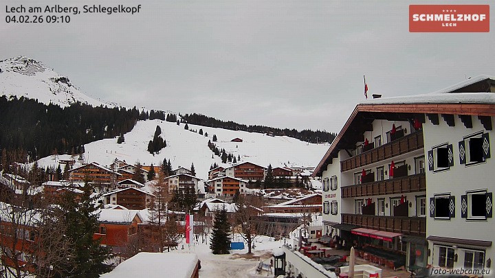 Archiv Foto Webcam Lech: Hotel Schmelzhof