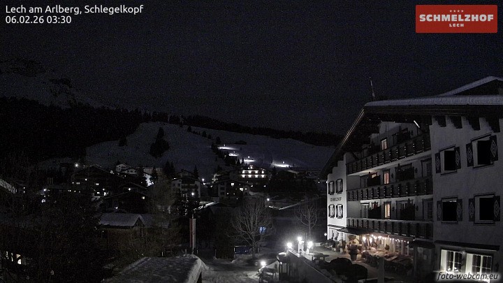 Archiv Foto Webcam Lech: Hotel Schmelzhof