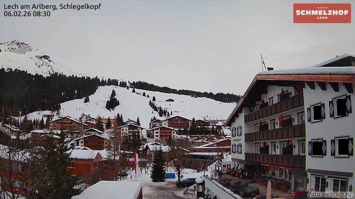 Archiv Foto Webcam Lech: Hotel Schmelzhof