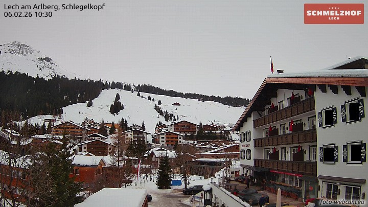 Archiv Foto Webcam Lech: Hotel Schmelzhof