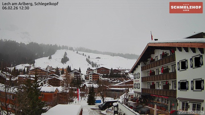 Archiv Foto Webcam Lech: Hotel Schmelzhof